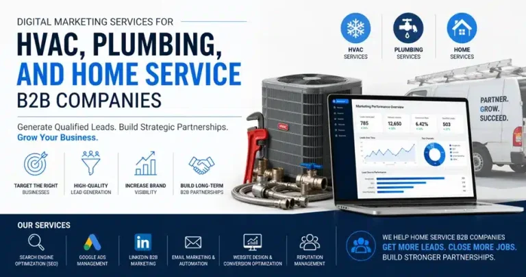 Digital Marketing Strategies for HVAC, Plumbing, and Home Service B2B Companies