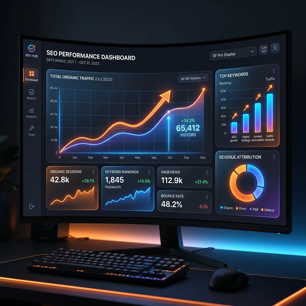SEO Analytics Dashboard for Palm Harbor Businesses